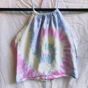 Tie Dye Halter Top